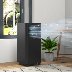 8000 BTU Mobile Air Conditioner, 345 Sq. Ft., AC Unit with Dehumidifier, Sleep, 24H Timer On/Off, Window Kit, Black